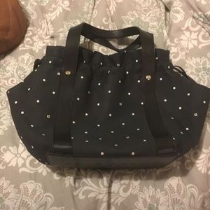Kate spade black poka dot  purse